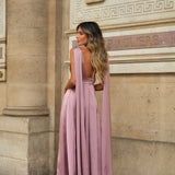 VESTIDO 'LETÍCIA' DUSTY PINK