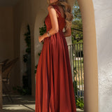 VESTIDO 'AUBREE' TERRACOTTA