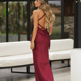 VESTIDO 'RAQUEL' BURGUNDY