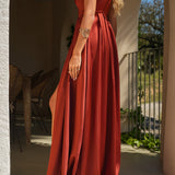 VESTIDO 'AUBREE' TERRACOTTA