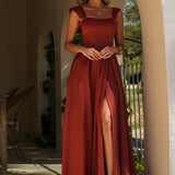VESTIDO 'AUBREE' TERRACOTTA