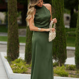 KLEID 'MARYANNA' OLIVGRÜN