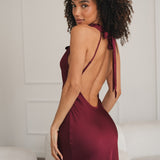 Vestido 'Jessy' burdeos