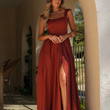 VESTIDO 'AUBREE' TERRACOTTA