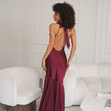Vestido 'Jessy' burdeos