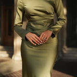 VESTIDO 'CHELSEA' SOFT OLIVA