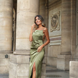 VESTIDO 'LOVE LETTER' SOFT OLIVA
