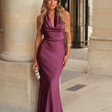 DRESS 'FOSTER' BROWN