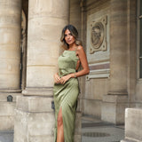 VESTIDO 'LOVE LETTER' SOFT OLIVA