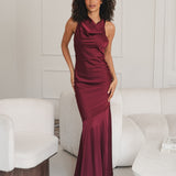 Vestido 'Jessy' burdeos