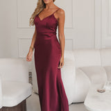 VESTIDO 'RHODE' BURGUNDY