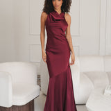 Vestido 'Jessy' burdeos