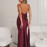 VESTIDO 'RHODE' BURGUNDY