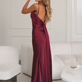VESTIDO 'RHODE' BURGUNDY