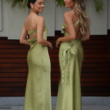 'HERA' GREEN MARGARITA DRESS