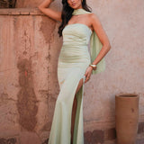 'BARBARA' DRESS SAGE GREEN