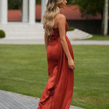 DRESS 'INÊS' BRICK