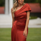 DRESS 'INÊS' BRICK