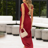 DRESS 'CLOE' BORDO