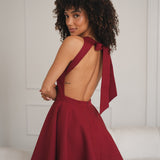 VESTIDO 'HARPER' BORDÔ