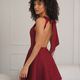 VESTIDO 'HARPER' BORDÔ