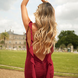 DRESS 'NURIAH' BORDEUX