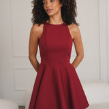 VESTIDO 'HARPER' BORDÔ