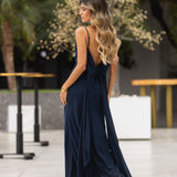 KLEID 'FONTELINA' DUNKELBLAU