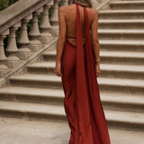 VESTIDO 'BETH' TERRACOTTA
