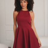VESTIDO 'HARPER' BORDÔ