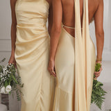 DRESS 'IRENE' PASTEL YELLOW