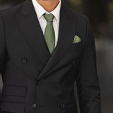 FOULARD VERT OLIVE