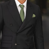 FOULARD VERT OLIVE