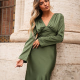 VESTIDO 'LEONIE' SOFT OLIVA