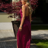 VESTIDO 'LOVE LETTER' BORDÔ