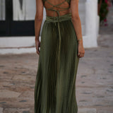 DRESS 'JOANNA' SOFT OLIVE