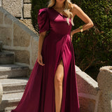 'JOSEPHINE' BURGUNDY DRESS