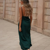 ROBE 'LOVE LETTER' VERT GARRAFA