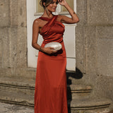 VESTIDO 'ANDREIA' LADRILLO