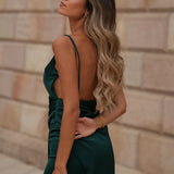ROBE 'LOVE LETTER' VERT GARRAFA