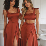 VESTIDO 'KELLY' TERRACOTA