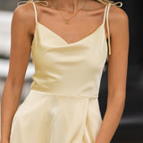 VESTIDO 'MELODY" PASTEL YELLOW