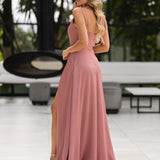 VESTIDO 'MELODY" ROSA CANELA