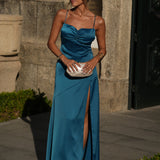 VESTIDO 'MONIQUE' PETRÓLEO