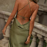 VESTIDO 'MARTHE' SOFT OLIVA