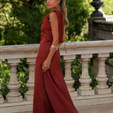 DRESS 'CLOVELY' TERRACOTTA