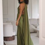 KLEID 'BETH' SANFTES OLIV