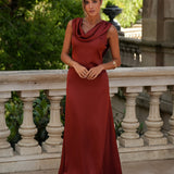 DRESS 'CLOVELY' TERRACOTTA