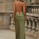 VESTIDO 'MARTHE' SOFT OLIVA