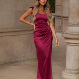ROBE 'VITORIA' BORDEAUX CHAUD
